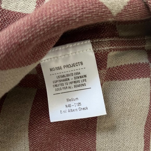 Norse Projects - Anton Brushed Flannel - Medium - Picture 7 of 8